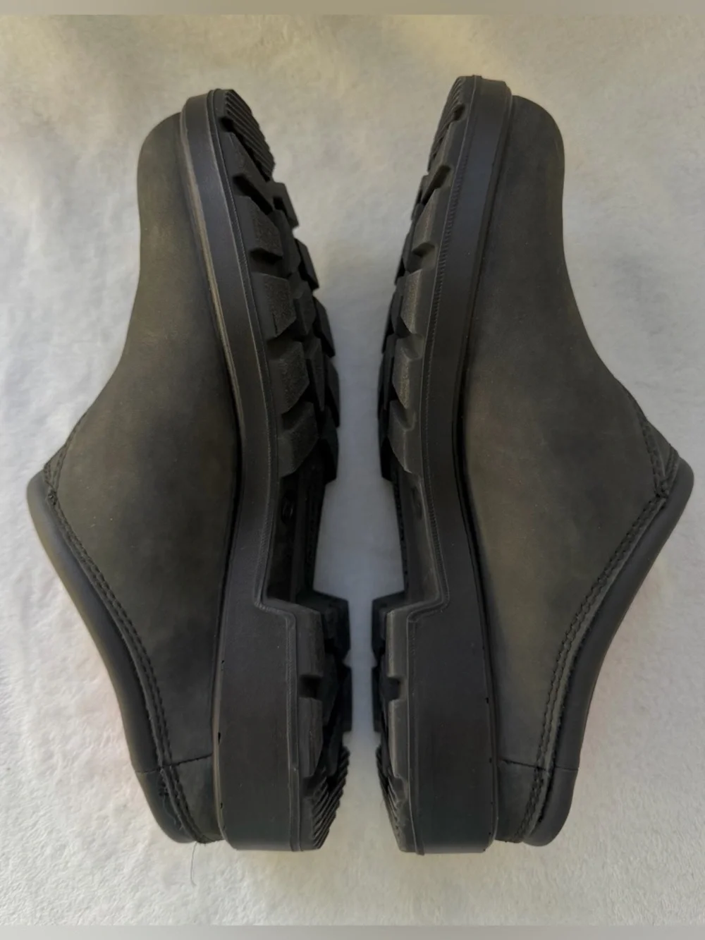 Blundstone Original Clogs Rustic Black Leather 2420 Sz 7.5 SUPERFEET Insole Mens
